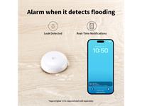Aqara Water Leak Sensor T1, Wireless Protocol:Zigbee 3.0, Operating Humidity:0–100%RH, Battery:CR2032, Requires AQ-HUB-E1, AQ-HUB-M1S-G2, AQ-HUB-M2, AQ-HUB-M3, AQ-HUB-CAM-G2H-Pro, AQ-HUB-CAM-G3, Operating Temp:0°C~55°C(14°F~131°F), 50×50×15mm, IP67 [AQARA WATER LEAK SENSOR T1]