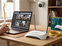 300Mbps Wireless N Router , 4 x 10/100Mbps LAN Ports , 1 x 10/100Mbps WAN Port , PSU:9VDC/0.6A , 2*5dBi Fixed Omni Directional Antenna (RP-SMA) 182x128x35 mm [TP-LINK WR840N]