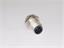 Circular Connector M12 A Code Male 4 Pole. Screw Lock Rear Panel Entry Front Fixing with 6mm x 1mm Ø PCB Contacts. PG9 - IP67 [PM12AM4R-P/9]