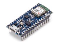 ARDUINO'S TINIEST FORM FACTOR WITH BLUETOOTH LOW ENERGY AND EMBEDDED INERTIAL SENSOR. USES NRF52840 32-BIT ARM® CORTEX™-M4 CPU RUNNING AT 64 MHZ. [ARDUINO NANO 33 BLE WITH HEADERS]