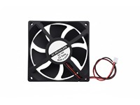 Fan 80x80x25mm 12VDC Sleeve Bearing AF=39.8(CFM) 2800RPM 0.28A 26DBA. 200mm Cable with 2 Pin (PH-2.54) Connector [BDD FANDC012080-25]