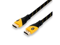 HDMI Male- HDMI Male Cable 3M, 4K Ultra, Gold Plated, 28AWG OFC Conductor & Triple Aluminium Braiding, 4K@ 50/60fps, Version2.0, Supports Ulta HD 4K Solution & 3D etc, Complies with all Backward HDMI Versions [HDMI-HDMI 3M 4K]