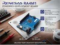 R7FA4 Plus a Development Board, Based on R7FA4M1AB3CFM, Compatible with Arduino UNO R4 MINIMA. [CMU UNO REV 4 MINIMA]