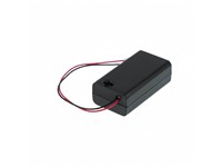 2XAA Battery Holder with Cover and Switch [BMT 2XAA BATTERY HOLDER W/SWITCH]