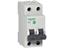 Schneider Miniature Circuit Breaker, Easy9, 2P, 10 A, C curve, 3 kA [EZ9F53210]