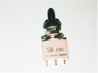 SPDT ON ON Solder 6A 125VAC Toggle Sealed IP67 [NE8013-TEBR-T2-2-E6H]