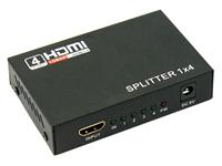 HDMI SPLITTER 4 PORT (1 INPUT 4 OUTPUTS ) FULL HD 1080P INCLUDES PSU [HDMI SPLITTER 4SPL-3]