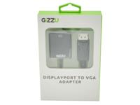 VGA display (monitor or projector) to a DisplayPort video card/output (desktop or laptop) with this DisplayPort to VGA Adapter [GIZZU DISPLAY PORT - VGA ADAPT]