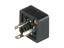 Valve Connector - Square Male Panel Connector DIN43650-C (9,4mm)- 3 Pole + Earth 4A 250VAC/VDC IP65 BLACK (933116100) [GSSA300 BK]