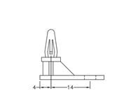 Spacer Support L=23mm W=8mm [LCBL-8]