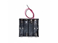4XAA Battery Holder With Cover And Switch [4XAA BATTERY HOLDER WITH SWITCH]