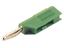 BANANA PLUG 4MM SCREW TERMINATION GREEN 30A 30VAC/60VDC - BRASS , NICKEL PLATED (930435104) [VSB20 GREEN]