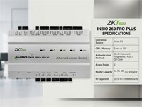 ZK Teco inBio 260 Pro-Plus Two Door Controller [ZKT INBIO 260 PRO-PLUS]