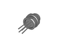 Circular Connected M12 A Cod Female 4P Screw Lock Front Panel Entry Rear Mount With lead PG9 Fixing Thread IP68 (Similar To RKF 4/0,5M) [09-3432-00-04]