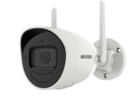 Hikvision Fixed Bullet Wi-Fi Network EXIR Camera 2MP 2.8mm Lens, 30M IR, 1/2.7"CMOS, Res:1920 x 1080, 3D DNR, 2 Antennas, 32Kbps~8Mbps ,1xRJ45 10M/100M , Built-in Mic & Speaker, Micro SD Card Slot Up to 512GB, 12VDC 0.5A, IP66 [HKV DS-2CV2021G2-IDW (2.8MM)]