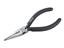 LONG NOSE PLIER 135MM WITH DOUBLE LEAF SPRING CARBON STEEL BLACK OXIDE [PRK 1PK-107]