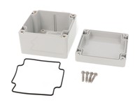 Polycarb Enclosure 90 x 90 x 60mm IP66 Grey [1554E2GY]