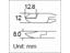 PM-737 : DIAGONAL CUTTING PLIER 135MM SERRATED FLAT JAWS LEAF SPRING {SCT737} [PRK PM-737]