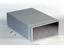 Instrument Enclosure • Polystyrene Plastic • with Aluminium End Panels • 250x160x76mm • Grey enclosure Metal Panel [1598GSGY]