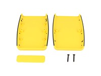ABS Enclosure 117 x 79 x 24 Soft Sided Yellow [1553BYLBK]