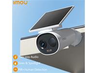 IMOU Cell 3C All-in-One with Solar Panel 3MP 2.8mm Lens, 15M IR, 1/2.8” CMOS, 8xDIG ZOOM, Wi-Fi:IEEE802.11b/g/n, Built-in-Mic & SPKR, 5000mAh Rech Batt, SIREN & Spotlight, Type-C, SD Card Slot up to 256GB, Smart Full-Color Night Vision, IP66 [IMOU IPC-K9DCP-3T0WEV2 2.8MM KIT]