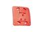 Single Dedicated Socket Outlet (100mm x 100mm) - Red [VG21RD]