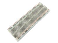 CLEAR BREADBOARD WITH 830 TIE POINTS. SUITABLE POWER SUPPLY-ACM AND SME BREADBOARD POWER MODULE [GTC BREADBOARD 16,5X5,5CM CLEAR]