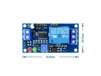 Time Delay Off Relay Board (Jumper Set)-12V. 8 Range ADJ 1S-1HR. 250VAC/10A & 30VDC/10A [BDD TIMER RELAY BOARD 12V 1S-1HR]