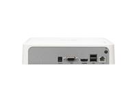 Hilook 8CH 1U NVR H.265+ 4MP/3MP/1080p/UXGA/720p/VGA/4CIF/DCIF/ 2CIF/CIF/QCIF, Capability:1CH@4MP/2CH@1080p, 1xSATA Interface (Up to 6TB Capacity), 1xRJ45 10/100Mbps, 2×USB2.0, VGA/HDMI, 12VDC≤18W, TCP/IP, DHCP, Hik-Connect, 200×205×48mm , 1kg [HLK NVR-108H-D]