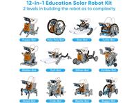 12 IN 1 SOLAR ROBOT KIT [EDU-TOY 12 IN 1 SOLAR ROBOT KIT]