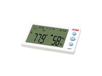 Humidity & Temperature Meter, LCD 4.5", Range:-10～50℃, Humidity:20%~95%RH, °C/°F Selection, Sampling Time:10s, Alarm Clock/Time Display, Date/Calendar, Includes 1xAAA Battery [UNI-T A13T]