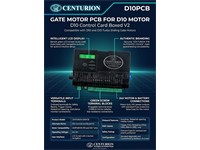 Gate Motor PCB for D10 Motor ( D10 Control Card Boxed V2 ) [CEN GATE MOTOR D10PCB]