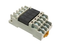 Omron DIN Rail Mount Compact Relay Module - 4 Independent Form 1A (4 x Form 1A - SPST n/o) Relays 24VDC 2,880 ohm - 4 x 5A/250VAC - Screw Term [G6B-4BND-DC24]