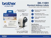 Brother Label Standard Address 29x90mm (400 Labels/Roll) [BRH DK11201]