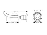 BULLET Camera H.265/H.264/MJPEG 4MP IP Water-proof,1/3”CMOS,2688x1520,128dB WDR, Varifocal 3.3-12mm Lens,20~30m IR,Day-Night ICR,PoE,IP66 [TVT TD-9442E2(D/FZ/PE/IR2)]