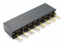 Socket Silver 6Way Straight PC Board 2,00MM [605060]