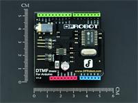 DFR0308 Dual-Tone Multi-Frequency Decoder Shield is an Audio Code System that sends commands to your Arduino via Audio signal. [DFR DTMF DECODER SHIELD]