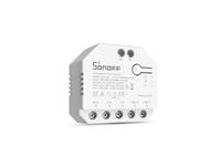A FLUSH-MOUNTED WI-FI SMART DUAL RELAY SWITCH MODULE THAT IS INSTALLED BEHIND ANY STANDARD SWITCH. THIS TRANSFORMS YOUR SWITCH INTO A SMART SWITCH FOR WIRELESS REMOTE CONTROL WITH MOBILE DEVICES OR VOICE COMMAND. [SONOFF DUALR3 WIFI SMART SWITCH]