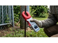 Digital Earth Resistance Clamp Meter, 4-Digit LCD Display, Earth Resistance Range:0.001Ω~1200Ω, Current Range:0.01mA~20A, Jaw Size:55x32mm, Data Storage:300 Groups, Measure Time:2 Times/sec, External Magnetic Field:<40A/m, Data Access [MAJ MT332]