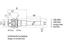 Circular Connector M12 D COD Female 4P Screw Lock M16 X 1,5 Rear Panl Entry Front Mount with 500mm Shield Profinet Cable IP67 [142M1D20005]