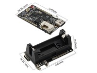 TTGO T-OI Plus ESP32-C3 RISC-V Development Board with CR123(16340) Battery Holder (Battery Not Included) [BDD LILYGO T-OI PLUS ESP32-C3 BD]