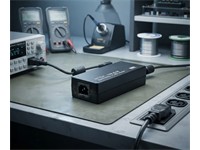 Meanwell Desktop Power Supply 12V 8.5A 120W , O/P:85-264VAC , 4 Pin Mini Din Plug , LED Indicator , Built-in Active PFC Function ,167x67x35mm [GST120A12-R7B]