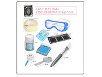 Childrens Educational Toy, Fingerprint Verification Analysis Kit. Items Included In Set:plastic Jar, Stamp Pad, Brush, Magnifier, Goggles, Blower, Fingerprint Pad, Clear Adhesive Tape, ID Card, Case Record Card. Packing Size: 21x18x6cm Package Weight: 20 [EDU-TOY BMT FINGERPRINT ANALYSIS]