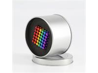 1 Tin Containing 216 Only 5mm Coloured Magnetic Balls. [MGT 5MM COLOR MAGNETIC BALLS SET]