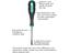 ERGO CUSHION SCREWDRIVER FLAT 100X3MM PRO-SOFT DRIVER [PRK 9SD-205A]