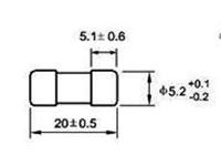 FAST BLOW CERAMIC FUSE 250V SAND FILLED [1,6A CER 5X20 F/B]