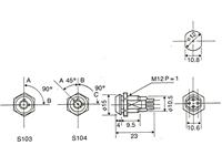 Round Miniature Key Switch • Form : DPDT-1-1 • 1A-125VAC [IGS103]