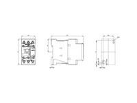 Power Contactor, AC-3e/AC-3, 25 A, 11 kW / 400 V, 3-pole, 24 V DC, Auxiliary Contacts: 1 NO + 1 NC [3RT2026-1BB40]
