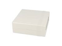 ABS Enclosure 134X135X50MM IP54 Aluminium End Plates [1598BGY]