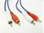 Patch Cord 2xRCA plug-gold~ to~2xRCA plug-gold - 1.5m [PATCHC 2X2RCA1,5G]